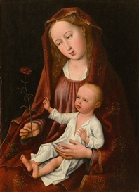 MADONNA MIT KIND by Master of the Magdalen Legend